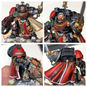 Blood Drinkers Chapter Captain in Deathwatch Terminator Armor by DarianZG