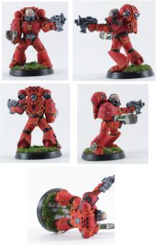 Blood Angels Sergeant Hestion by candidgamera