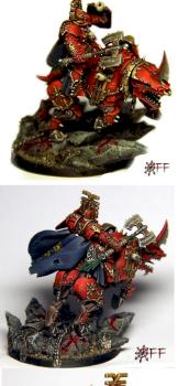 Khorne Lord on Juggernaut by Off vel AnnataR