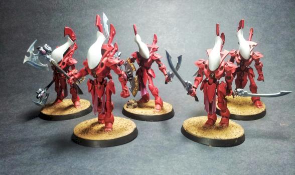 Eldar Wraithblades by darkwrath