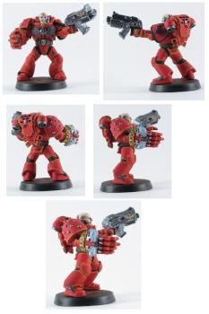 Blood Angels Sergeant Clarion by candidgamera