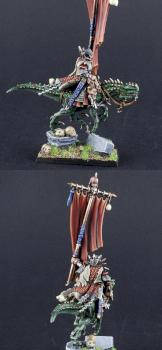 Dark Elves Hero BSB on Cold One by dargo000