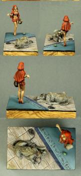 Caperucita roja/Red ridding hood, 32mm, Metal & Resina, Martin's Miniatures by rosman