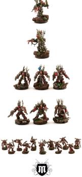 Abaddon and Khorne Chaos Space Marines by MaybugM