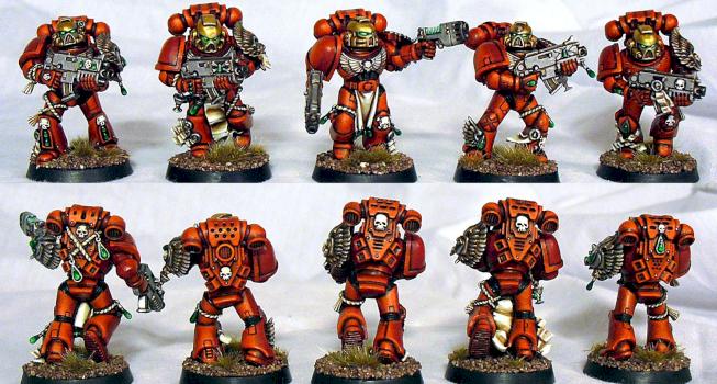 Blood Angels Sternguard Squad by MrPickles