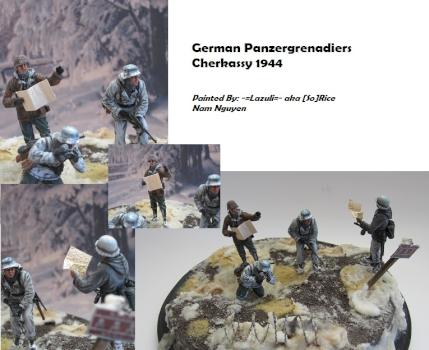 German Panzergrenadiers - Cherkassy 1944 Diorama by -=Lazuli=-