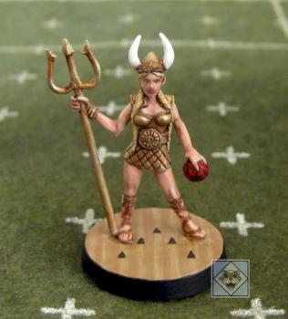 Impact! Miniatures Maude Lebowski Valkyrie Cheerleader by Impactminiatures