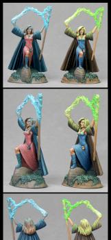 Female Mage with OSL Effects by Wren