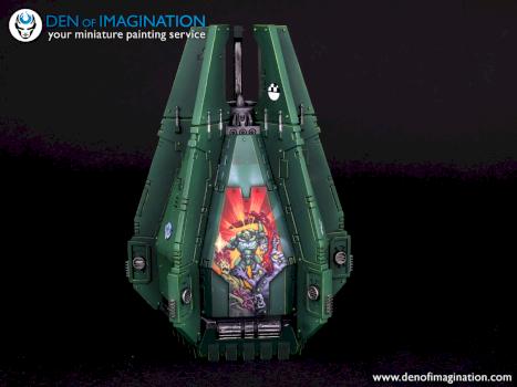 Dark Angels Drop Pod by DEN of IMAGINATION