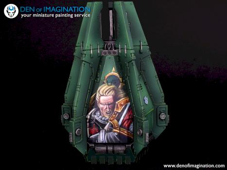 Dark Angels Drop Pod by DEN of IMAGINATION