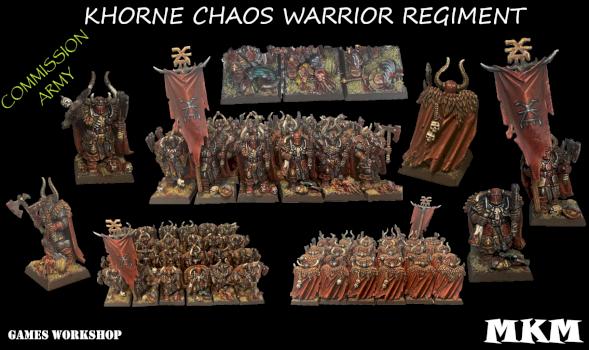 KHORNE WARRIOR REGIMENT by mousekiller