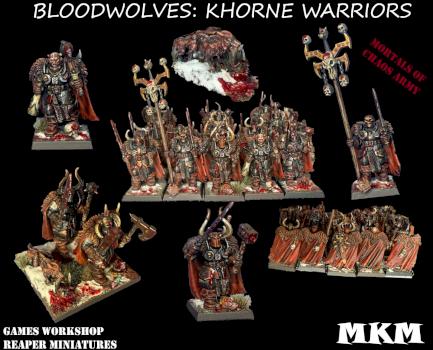 BLOODWOLVES OF KHORNE, Warriors of Chaos by mousekiller