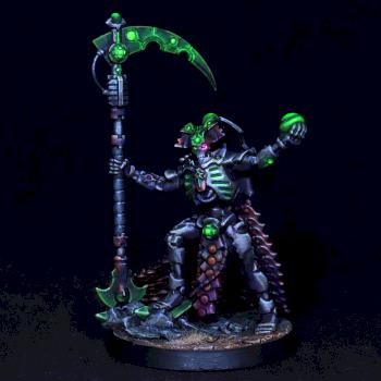 Necron Overlord by FrozenFireArts