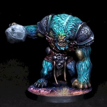 Yeti Miniature, DnD by FrozenFireArts