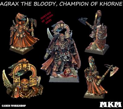 Abrax the Bloody, Chaos Champion of Khorne by mousekiller