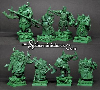 Fantasy miniatures - greenstuff - handsculpted by Scibor