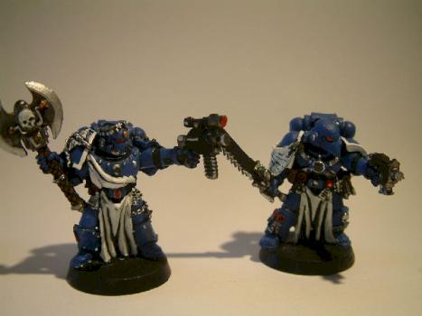 ultramarine veteran squad members by hedi