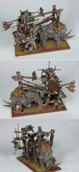 ogre kingdoms scrap launcher by darkrealm miniatures