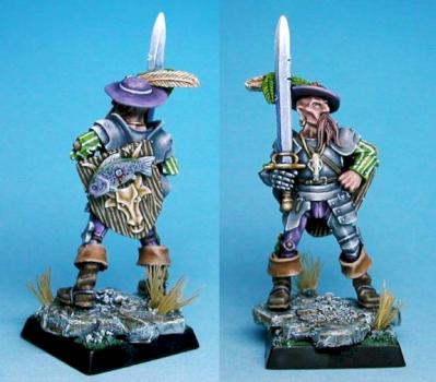 Mordheim Freelancer Knight on foot. by tentoone