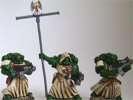 Dark Angels Veterans and Standard Bearer by Killa