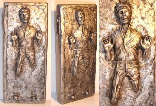 Han Solo in the carbonite by marteaufou