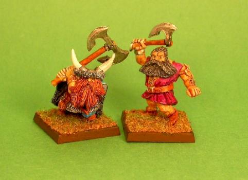 DWARF AXE AXMEN WARRIORS by cool game minis