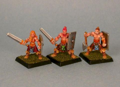 Barbarian Swordsmen Warriors by cool game minis