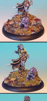 Terezinya and Familiar on sculpted base by Wappellious