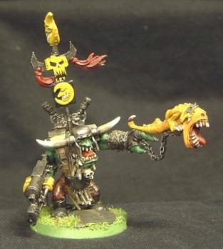 Bad Moon Ork Warboss by Harkon Greywolf