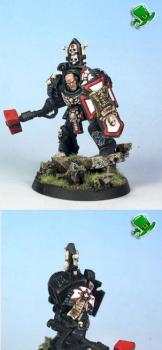 Work In Progress Black Templar Terminator Sergeant by hashmallum