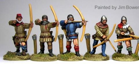 ENglish Longbow men Hundred years war by JimBowen