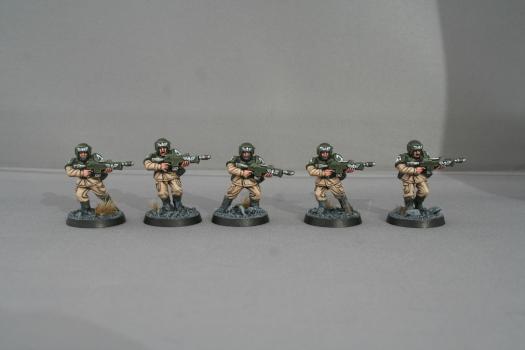 Cadian Shock Troopers by mummaDevil