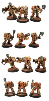 chaos space marines csm Khorne world eater terminators by Tribun82