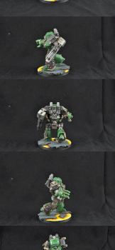 Forge World Salamanders Legion Contemptor Dreadnought by Lemartes