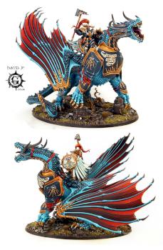 Lord-Celestant on Stardrake by Painted By-g