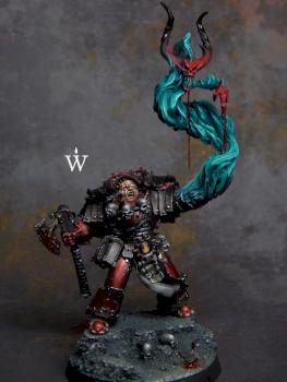 Word Bearers Librarian by WarmasterPainting