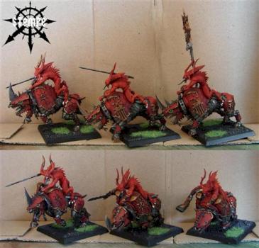 Bloodcrushers of Khorne by Stempe