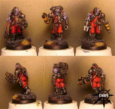 Iron Warriors Servitors by Stempe