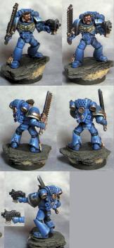 Ultramarine Sergeant by Ulrik