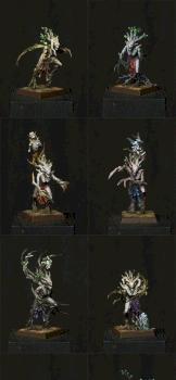 Wood Elf Dryads by vamsi