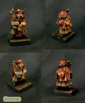 Dwarf Bagpiper by samson