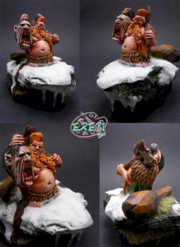 Dwarf Troll Killer by Scibor Miniatures by Erebi