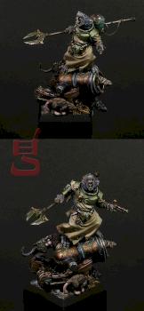 Skaven Warlord. GOLD in Spanish GD2011 by Iguazzu