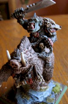 Waaaghboss on Boar (Pic 2) by Grimgolks