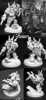 kthelmir, chaos lord terminator conversion by cabalier