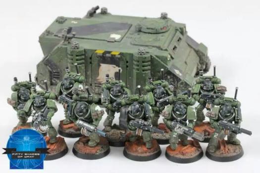 raptors tactical squad with rhino by PaintMyBits