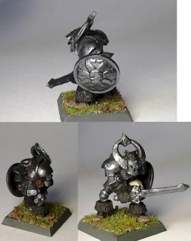 Chaoswarrior with polished shield and armour by chaos spawn