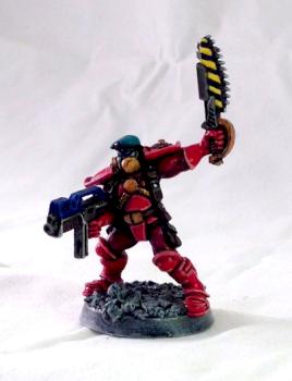 Warzone Blood Beret with Chain Sword by burbidge