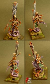 Chaos Champion of Slaanesh by MicroArt Studio