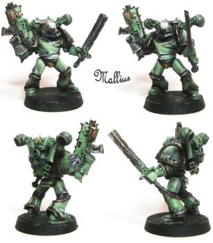 Chaos Space Marines: Deathguard Plague Marine 2 by Mallius